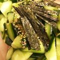 ♪ミチル♪'s cooksnap of when they made 簡単きゅうりの浅漬け☆白だしとゴマ油で.