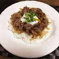 ３匹の大ぶたママ's cooksnap of when they made 簡単焼き肉丼~カフェ風♪.