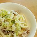 シナモシナモ's cooksnap of when they made 白菜だけでもウマウマ塩焼きうどん.