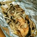 シナモシナモ's cooksnap of when they made 旨っ❤シャケとキノコのバターホイル焼き♪.