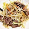 あぽぽ0621's cooksnap of when they made 所要時間１０分☆ラム肉＆野菜炒め.