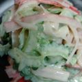 ririanmama's cooksnap of when they made ゴーヤとカニカマのみそマヨサラダ♭.