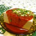 赤い電話's cooksnap of when they made 我が家の定番！コチュジャンソースかけ冷奴.