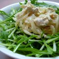 天津甘栗ようかん's cooksnap of when they made 春雨とシャキシャキ水菜deサラダ.