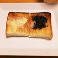 ❁Abake❁'s cooksnap of when they made 黒ゴマと練乳の甘いトーストサンド.