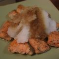 れのっち's cooksnap of when they made ✿さっぱり大根おろし❀で✿サーモンソテー.