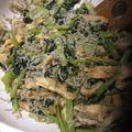 ☆ひーもぐ☆'s cooksnap of when they made フライパンで☆小松菜とあげの煮浸し.