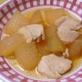 リスのしっぽ's cooksnap of when they made ❀簡単ほっとする味 冬瓜と鶏❀.