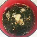 ちょこび122's cooksnap of when they made わかめスープ.