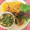ナピト's cooksnap of when they made 細長い明太オムレツ☆焼肉＊パスタ.