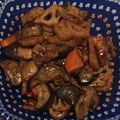shokonta's cooksnap of when they made 鶏肉と蓮根茄子のスイートチリソース和え☆.