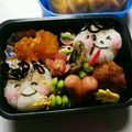 eiyoushi's cooksnap of when they made キャラ弁簡単かわいい☆昆布頭のおにぎり君.