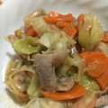 ALOHAnon's cooksnap of when they made 【農家のレシピ】豚肉と長ねぎの炒め煮.