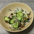 おはなすき's cooksnap of when they made 超簡単☆ぶなしめじときゅうりの塩麹和え.