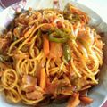 ゆみのすけママ's cooksnap of when they made m昔ながらのナポリタンスパゲティ.