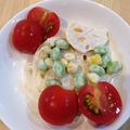 ちはるき27's cooksnap of when they made シャキシャキれんこんのツナマヨサラダ.