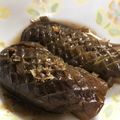 SWISSMIS's cooksnap of when they made 炒めないナスの煮浸し★ひたすら煮〜.