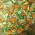 hiruna★'s cooksnap of when they made オクラとなめこのおろしあえ.