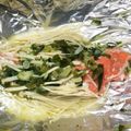 アカリンジャー's cooksnap of when they made 塩麹de鮭ときのこのバタぽん ホイル焼き.