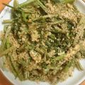 クックQP21M6☆'s cooksnap of when they made ニンジンの葉っぱ炒め.