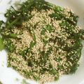 クックQP21M6☆'s cooksnap of when they made 人参の葉の和え物.