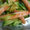 なでしこ322's cooksnap of when they made 「ほぼカニ」で作る塩揉み野菜.