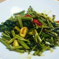 ねここfm's cooksnap of when they made 簡単！旅先で食べたあの味☆空芯菜炒め.