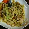 べりぃ★'s cooksnap of when they made シーチキンときのこの和風スープパスタ.