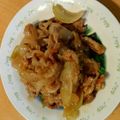 popochako's cooksnap of when they made ◆豚小間切れ肉で生姜焼き◆.