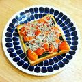 YUZVIO's cooksnap of when they made しらすとトマト＆バジルのカフェトースト♡.