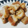 gokyu's cooksnap of when they made ごはんが進む♪鶏もも肉の梅風味.