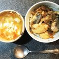 甲陽園おかん's cooksnap of when they made *サワラとしめじのガーリックステーキ丼*.