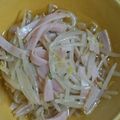 puchibuchi's cooksnap of when they made もやしとハムのナムル.
