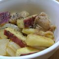 無冠の帝王's cooksnap of when they made 鶏肉とさつまいもの味噌マヨ炒め.