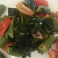 ☆baobab☆'s cooksnap of when they made トマトとおくらとワカメの塩麹ナムル.