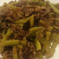 ☆baobab☆'s cooksnap of when they made 牛肉とゴーヤの塩麹胡麻炒め♪.