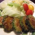 オレンジケーキ９３'s cooksnap of when they made 中華風ゴーヤーの肉詰めあんかけ.