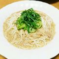 ☆かぼちゃのおばけ☆'s cooksnap of when they made 冷や汁風★大葉たっぷり爽やかそうめん.
