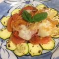チョミ蔵's cooksnap of when they made 焼くだけ簡単‼ズッキーニとトマトとチーズ.