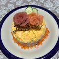 姉妹のままちゃん's cooksnap of when they made お祝い・ちらし寿司ケーキ.