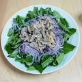 ねここfm's cooksnap of when they made 空芯菜と新玉ねぎの温しゃぶサラダ.