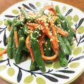 YUKIKI☆'s cooksnap of when they made 簡単(^_^)人参とインゲンの胡麻和え.