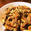 クックH6SHS1☆'s cooksnap of when they made 豚肉ときのこの炒め物.