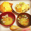 komugiko4's cooksnap of when they made とろとろチーズのとん平焼き＊カレーピラフ.