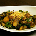 yuiran0404's cooksnap of when they made なすとピーマンの照り照り炒め.
