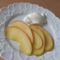 きらり流れ星's cooksnap of when they made りんごのソテーヨーグルト添え.