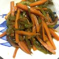 chamamaz's cooksnap of when they made 人参とピーマンのきんぴら.