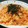たんたん　's cooksnap of when they made ランチにも♡めんたいピラフ風チャーハン.