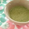 リトルキャラメル's cooksnap of when they made モロヘイヤのポタージュ.