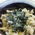 たぐちえ's cooksnap of when they made 我が家の☆豚丼.